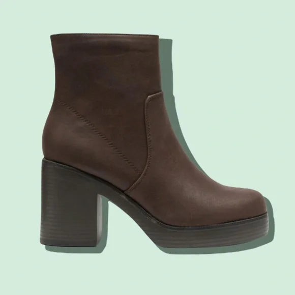 Brown ankle boots